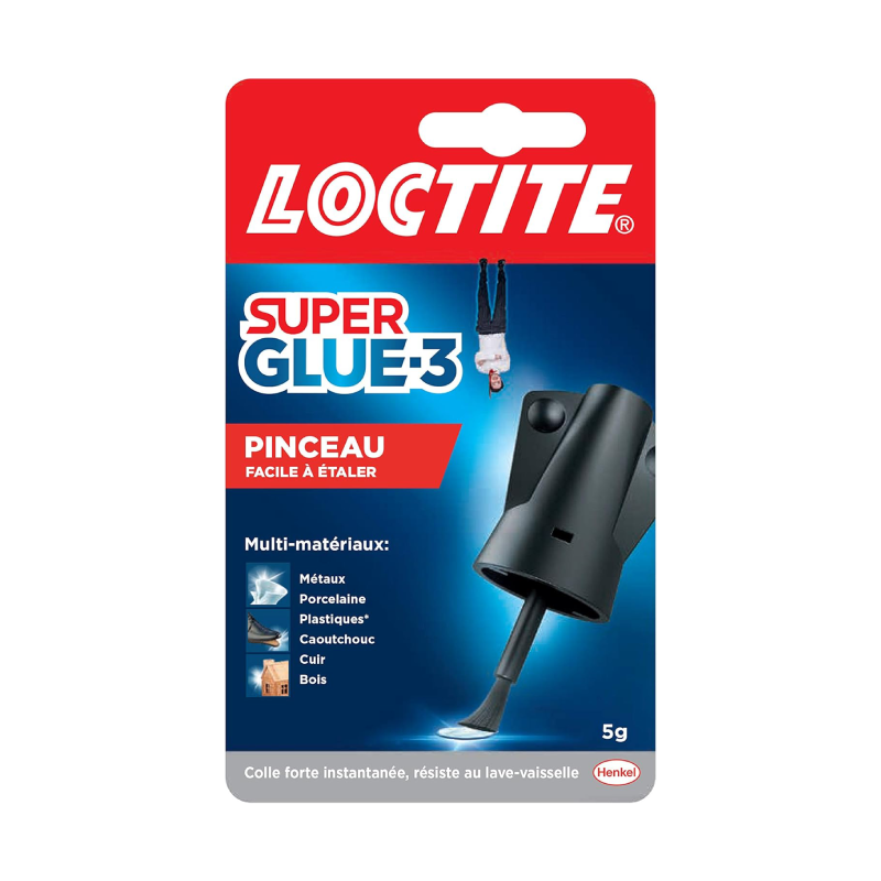 Adhesivo Instantáneo Loctite Super Glue-3 Pincel (Envase de 5 g)